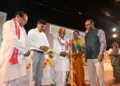 Central University of Jharkhand CUJ Ranchi Vanvasi Kalyan Kendra Medhavi Chhatra Abhinandan Samaroh Satyendra Singh ISRO Panchjanya