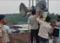 Dehradun police removed loudspeaker