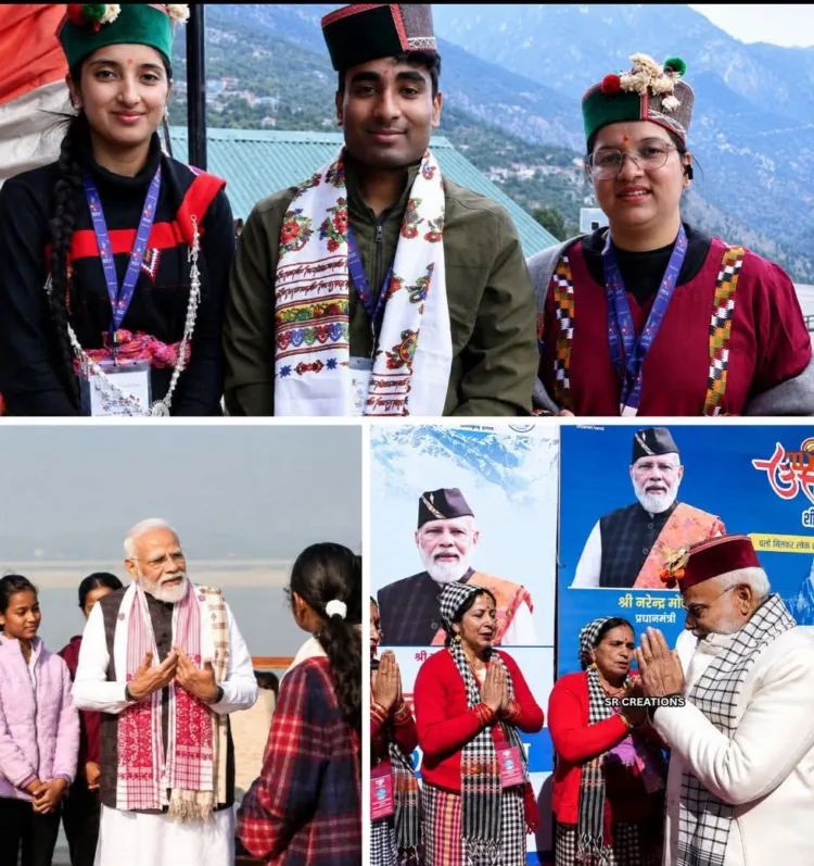 Dehradun Shivang Ramola Vibrant Village Program PM Modi Interaction Chuling Village Panchjanya