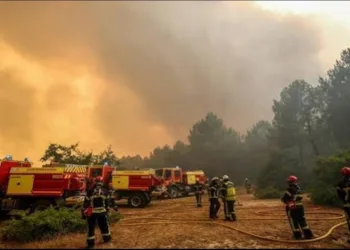 europe wildfire france spain