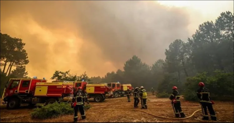 europe wildfire france spain