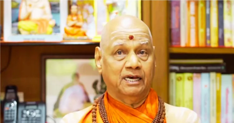 श्रीराम जन्मभूमि तीर्थ क्षेत्र ट्रस्ट के कोषाध्यक्ष स्वामी गोविंददेव गिरि