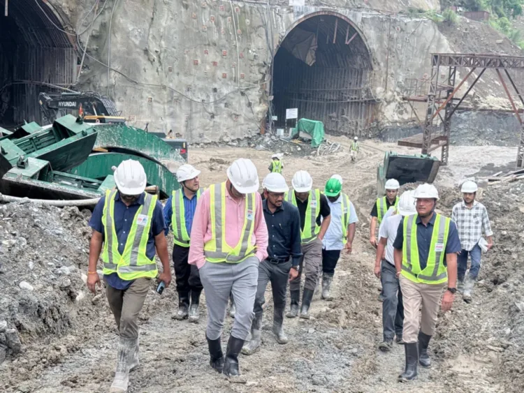 Jamrani Dam Project Haldwani Inspection CDO Arvind Kumar Pandey Panchjanya