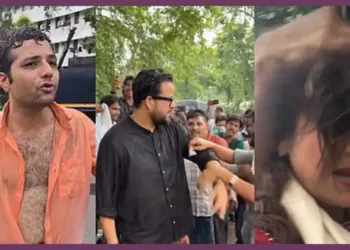 Jantar Mantar Journalists Attack Ravish Kumar Godi Media Debate Chitra Tripathi Panchjanya