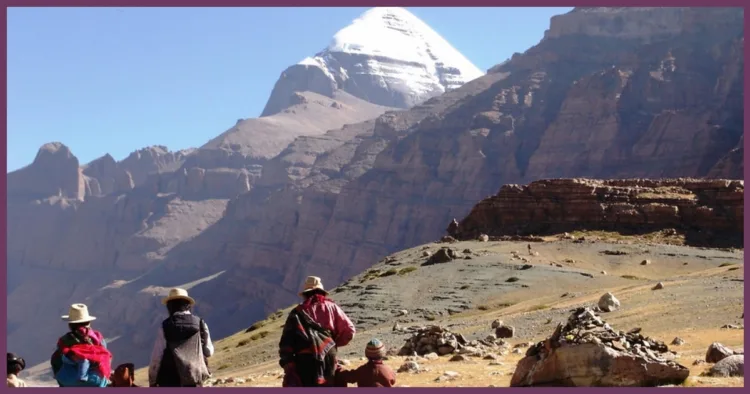 Kailash Mansarovar Mountain Tibet India Cultural Relations Sanatan Chetna Shikhar