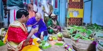 Lord Jagannath Anasar Ghar Maternal Uncle Madhav Temple Sends Anasar Bhara Gifts Puri Odisha