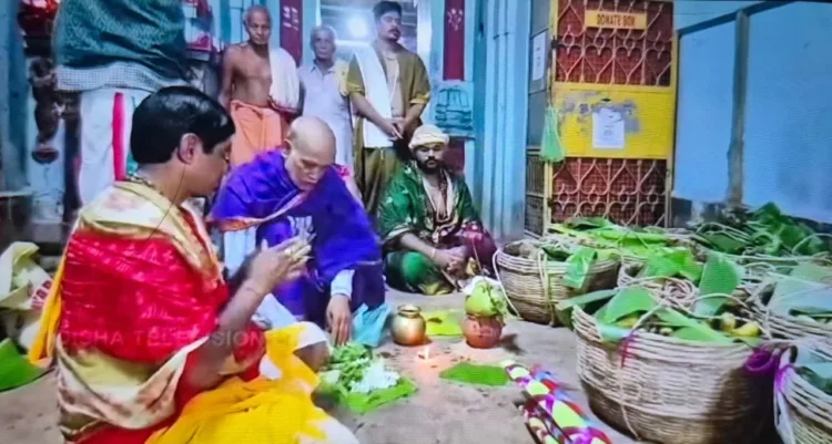 Lord Jagannath Anasar Ghar Maternal Uncle Madhav Temple Sends Anasar Bhara Gifts Puri Odisha
