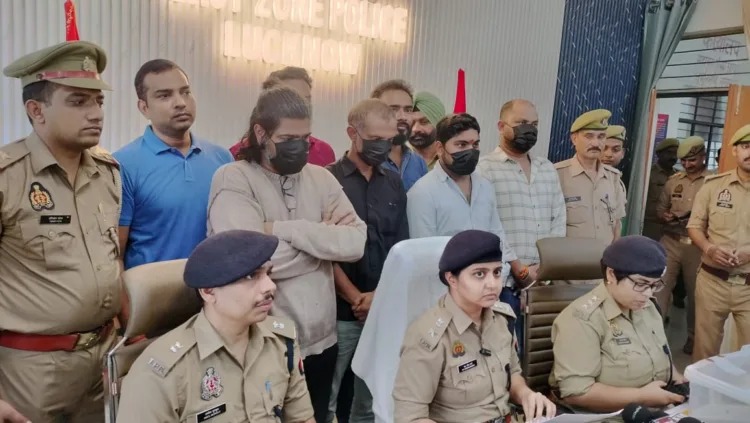 Lucknow Fake Apple Customer Support International Call Center Busted Vibhuti Khand Police Panchjanya
