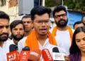 मालेगांव में लैंड जिहाद का विरोध करते हिंदू संगठनों के कार्यकर्ता