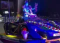 Haridwar Kanwar Yatra 2026 McLaren Sports Car Theme Kanwar Viral Panchjanya