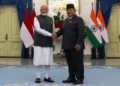 प्रधानमंत्री नरेंद्र मोदी और इंडोनेशिया के राष्ट्रपति प्रभुवो सुबियांतो