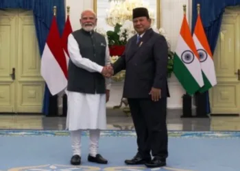प्रधानमंत्री नरेंद्र मोदी और इंडोनेशिया के राष्ट्रपति प्रभुवो सुबियांतो
