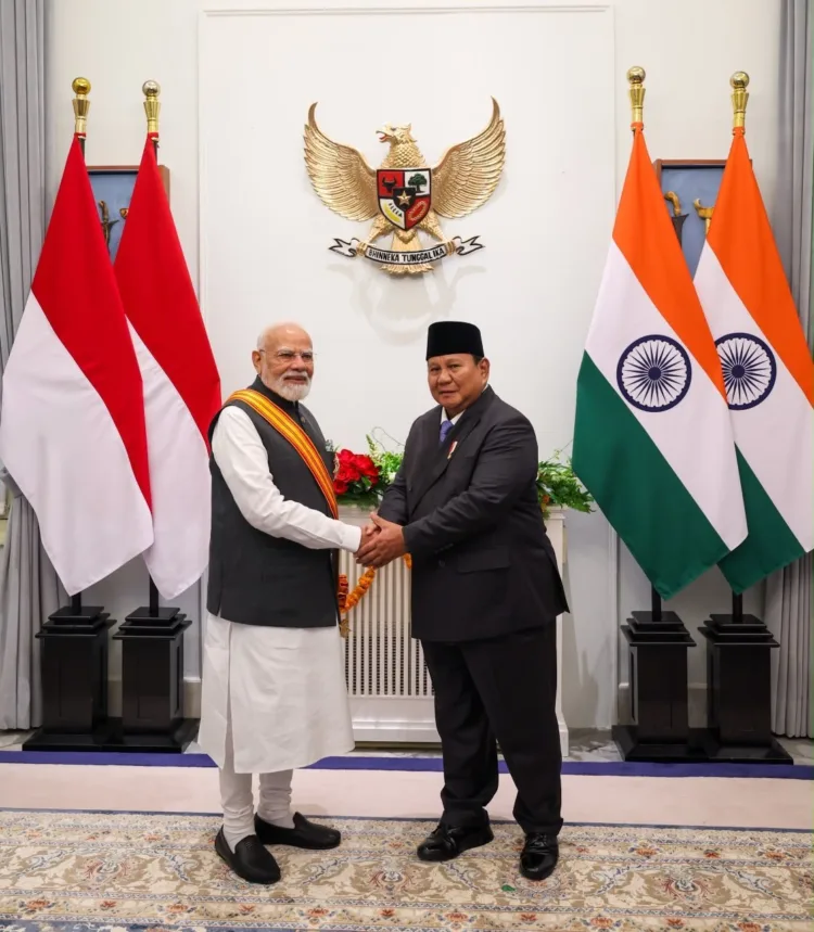PM Modi Indonesia Visit President Prabowo Subianto Bintang Adipurna Award Foreign Dignitaries India Honour