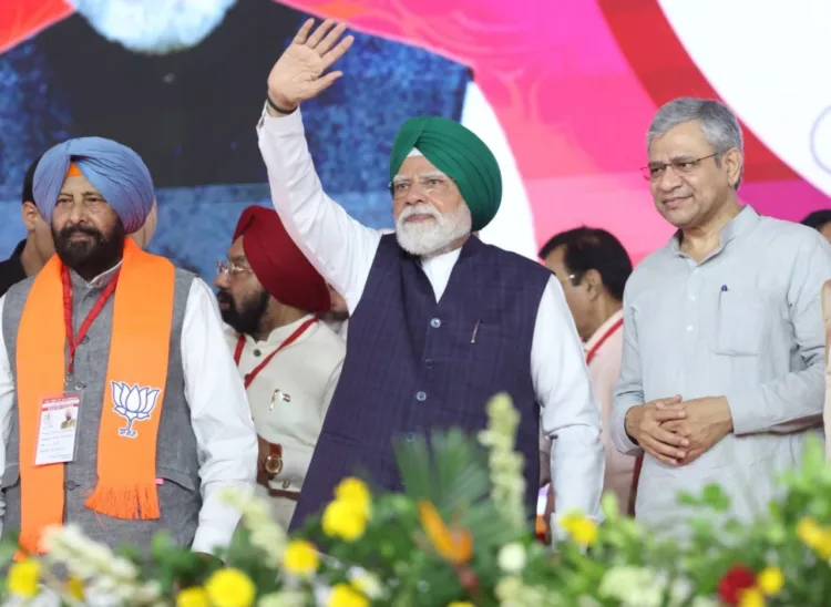 PM Modi Jalandhar Punjab Visit Jalandhar Cantt Station Sant रविदास Express Law and Order Rally