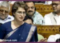 Priyanka Gandhi Parliament Speech Gomutra Statement Indira Gandhi Panchjanya