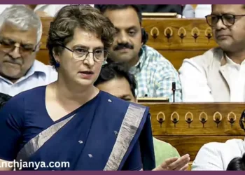 Priyanka Gandhi Parliament Speech Gomutra Statement Indira Gandhi Panchjanya