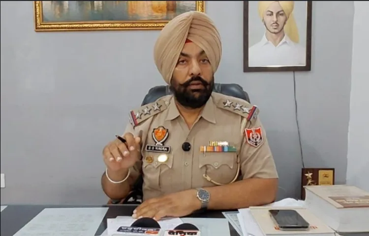 Punjab Police Inspector FBI Case Gangster Extortion Punjab Police News