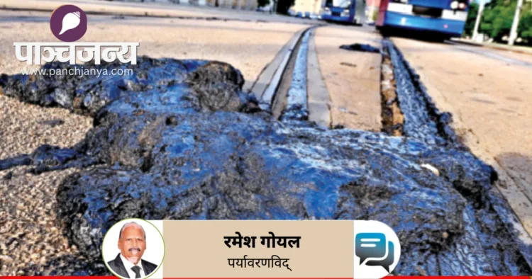 जर्मनी की एक सड़क का यह है हाल
