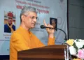 MLSU Udaipur Lecture Research and Bharat Resurgence Chandrakant Pragya Pravah Prof Kailash Daga Panchjanya