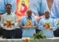 Sant Ravidas Book Release Ajmer Hanuman Singh Rathore RBSE Rajiv Gandhi Auditorium Panchjanya