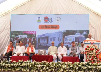 Suresh Soni RSS Seva Bharti Tribal Empowerment Center Meghnagar Panchjanya