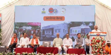 Suresh Soni RSS Seva Bharti Tribal Empowerment Center Meghnagar Panchjanya