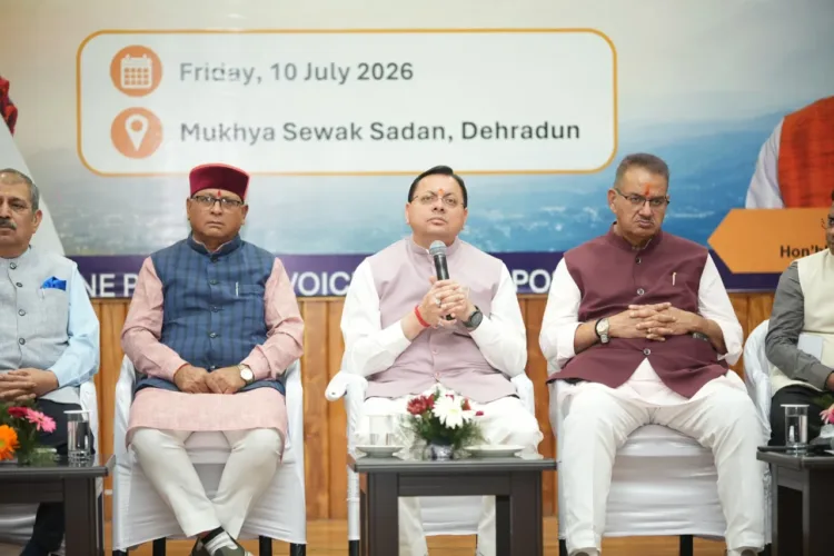Uttarakhand CSR Dialogue CM Pushkar Singh Dhami Corporate Groups MoUs Dehradun