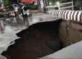Uttarakhand highway road damage