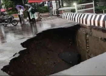 Uttarakhand highway road damage