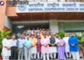 विजयी प्रत्याशियों के साथ सहकार भारती और भाजपा के नेता