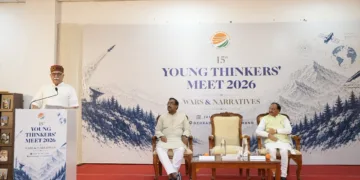 Young Thinkers Meet Dehradun RSS Arun Kumar Sangh At 100 Ramesh Pokhriyal Nishank Ram Madhav India Foundation