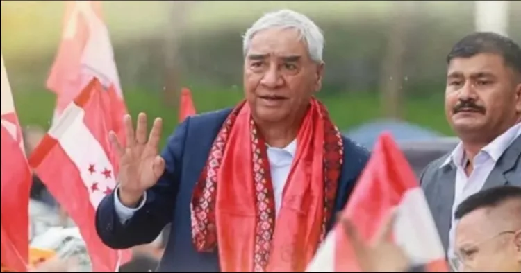 नेपाल के पूर्व प्रधानमंत्री शेरबहादुर देउबा