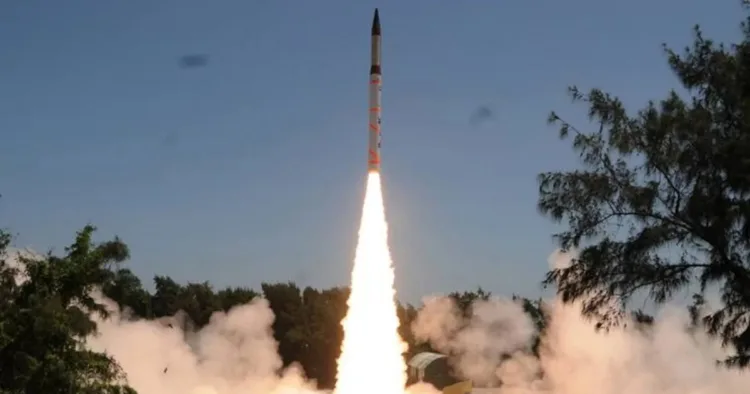 Agni 4 Testfire