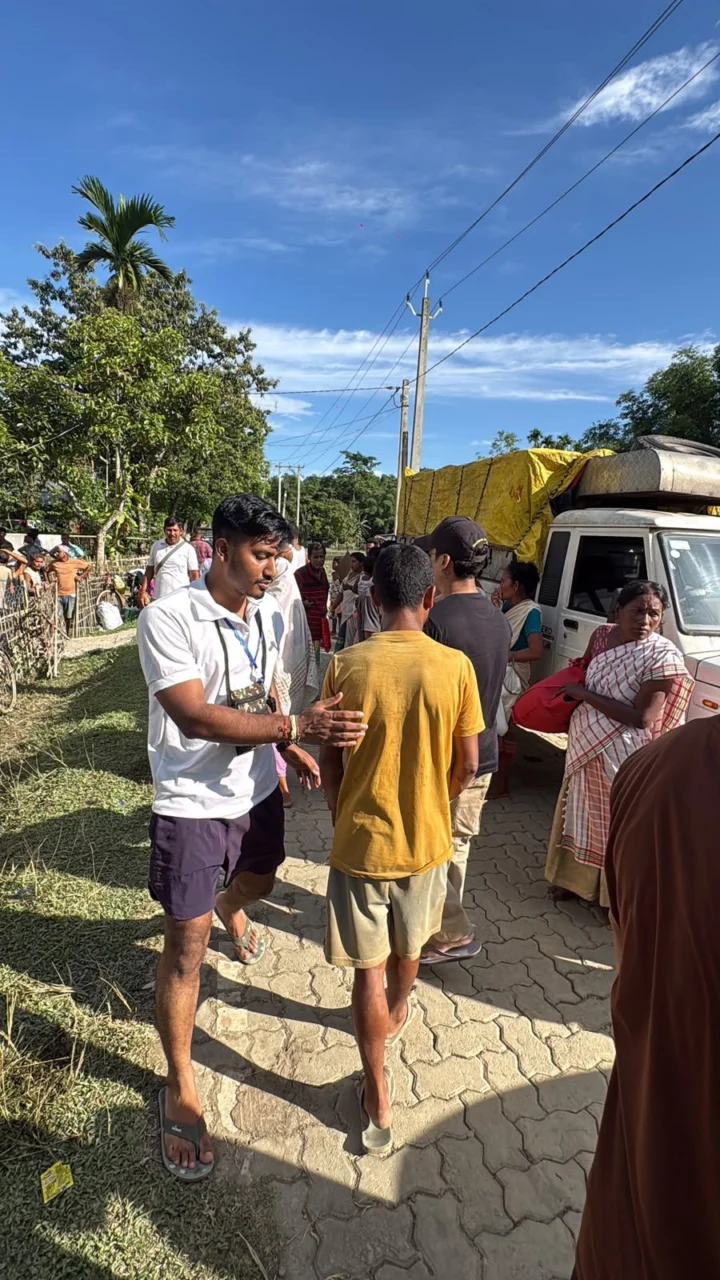 Assam Floods 2026 RSS Volunteers Relief Work