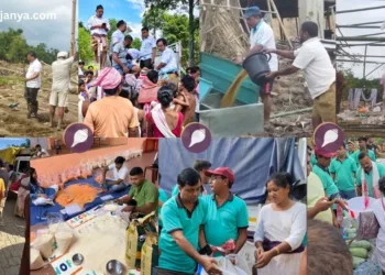 Assam Floods 2026 RSS Volunteers Relief Work Panchjanya