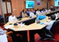 रोपवे परियोजनाओं के संबंध में समीक्षा बैठक करते मुख्यमंत्री पुष्कर सिंह धामी