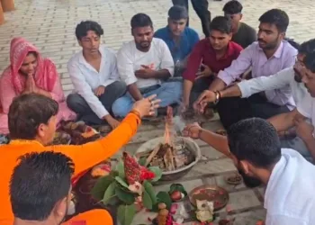 रामलीला मैदान में यज्ञ