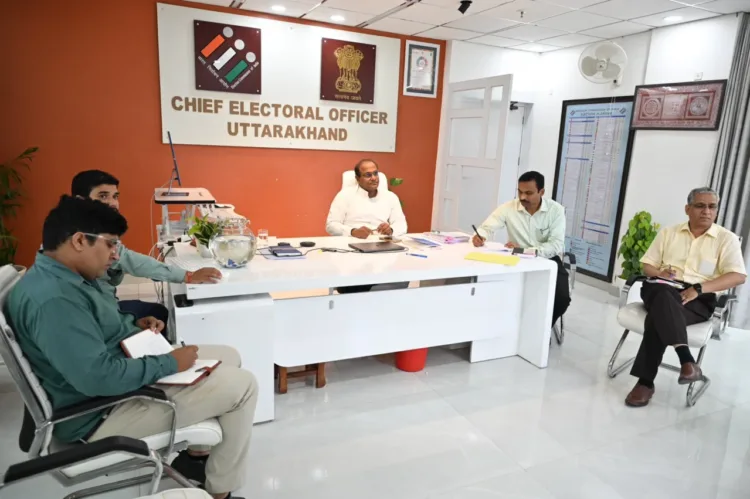 Uttarakhand Chief Electoral Officer Dr BVRC Purushottam SIR Voter List BLO Meeting Panchjanya