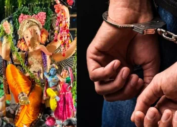 गणेश शोभायात्रा पर अंडे फेंकने वाला गिरफ्तार