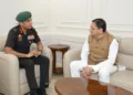 Uttarakhand NCC Expansion DG Lieutenant General Virendra Vats Meets CM Pushkar Singh Dhami