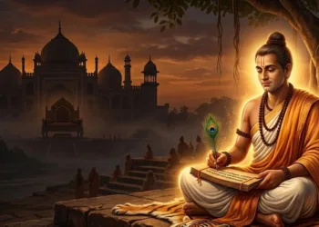 गोस्वामी तुलसीदास जयंती (चित्र एआई द्वारा निर्मित)
