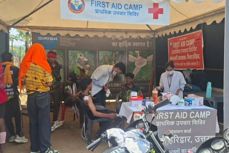Haridwar Kanwar Yatra 2026 Seva Bharti Health Camp RSS District Sanghchalak Panchjanya