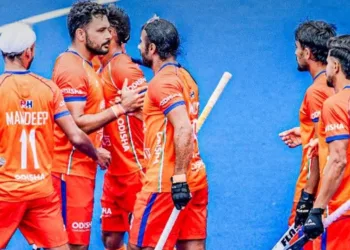 हॉकी मैच में भारत ने पाकिस्तान को हराया