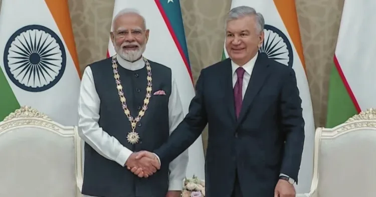 प्रधानमंत्री मोदी को उज़्बेकिस्तान का सर्वोच्च सम्मान मिला