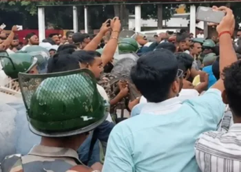 झारखंड में छात्रों का प्रदर्शन