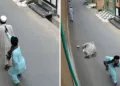हाफिज जुल्फिकार को गोली मारकर भागता हमलावर