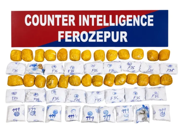 Punjab Police BSF Fazilka 30 Kg Heroin Seizure Pakistan Drug Module Gaurav Yadav Panchjanya