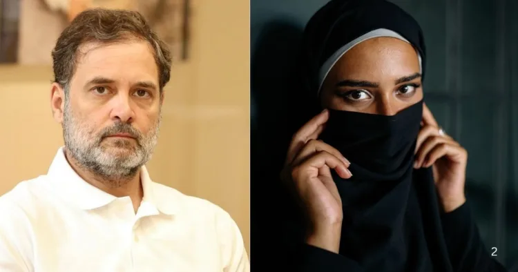 'समस्त केरल जमीयतुल उलमा' ने सार्वजनिक कार्यक्रमों और समारोहों में मुस्लिम महिलाओं के शामिल होने पर रोक लगाने का निर्देश जारी किया है। इस पर राहुल गांधी की चुप्पी पर उठे सवाल।
