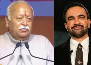 सरसंघचालक श्री मोहन भागवत और न्यूयॉर्क के मेयर जोहरान ममदानी