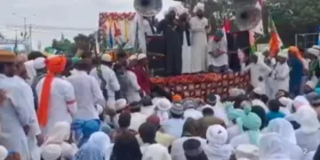 जुलूस में दिया गया उन्मादी भाषण